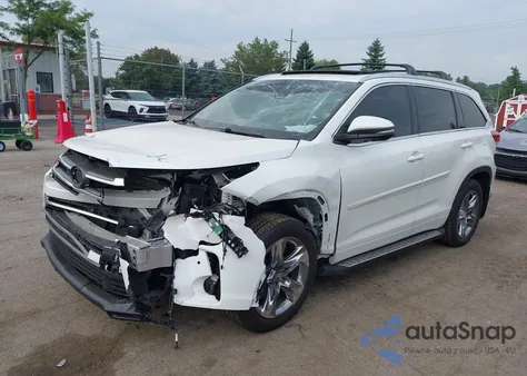 2018 Toyota Highlander Limited Platinum из США, поврежденный, VIN 5TDDZRFHXJS863282